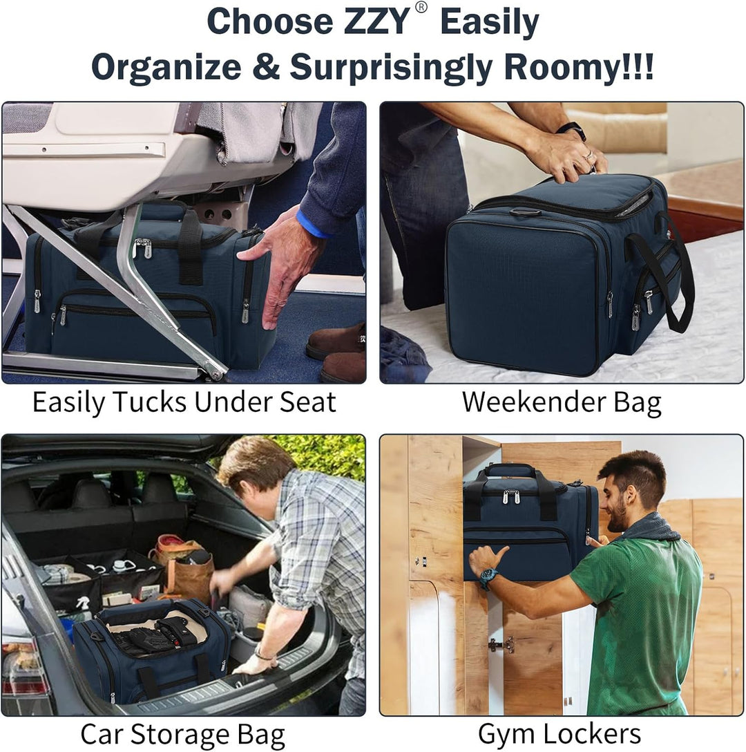 ZZY Sporttasche klein, 25L Gym Tasche, Fitness Tasche Trainingstasche für Weekender Reisetasche (Mar