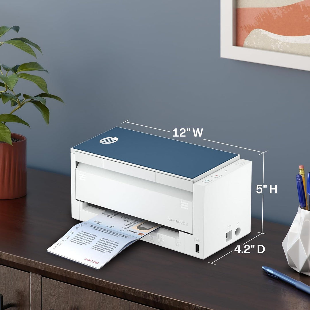 HP ScanJet Pro 4200 s1, schneller zweiseitiger Scanner mit automatischem Dokumenteneinzug, ideal für