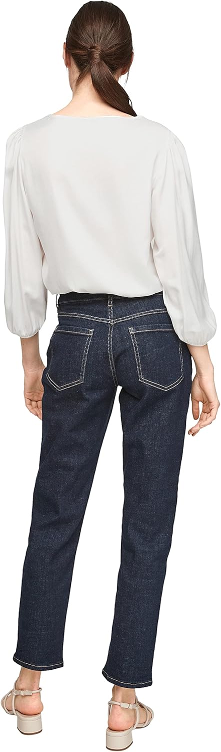 comma Damen Bluse 34 0120 Weiss, 34 0120 Weiss