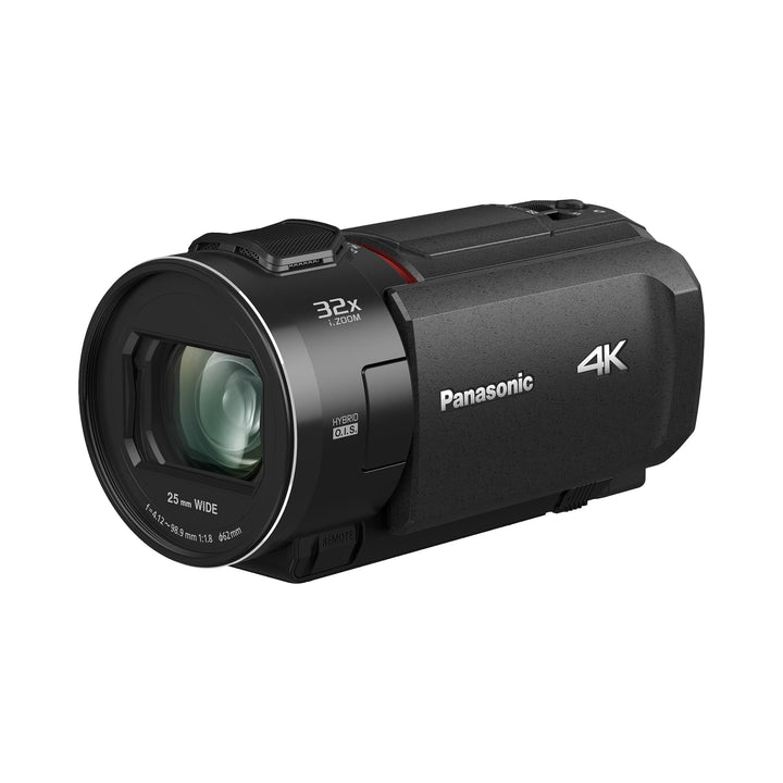 Panasonic HC-VX3E-K 4K-Camcorder, Video (25p), 25-mm-F1.8-Weitwinkelobjektiv, 24-facher optischer Zo