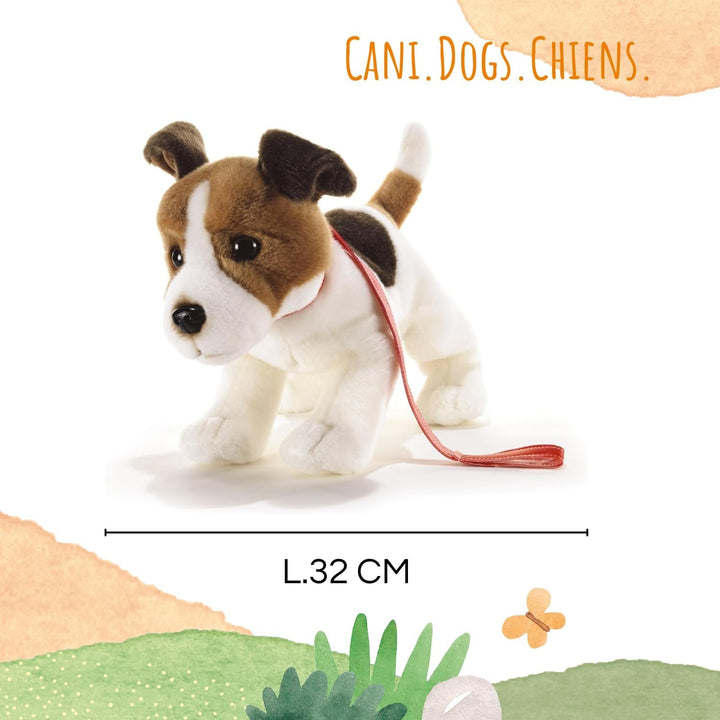 Plüsch & Company 15782 "Hunde Milo JRT mit Leine Plüsch Spielzeug, 32 cm