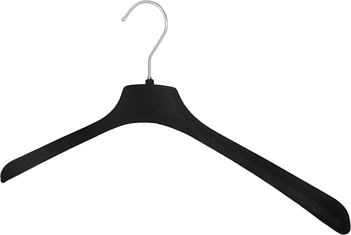 Samt Kleiderbügel für Blusen & Oberteile, 42 cm, schwarz, 15 Stück