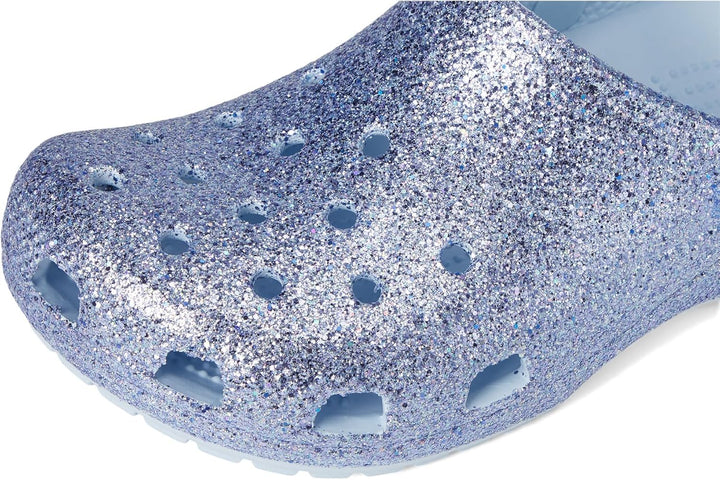 Crocs Unisex Crocband Clogs 30 EU Blue Frost Glitter, 30 EU Blue Frost Glitter