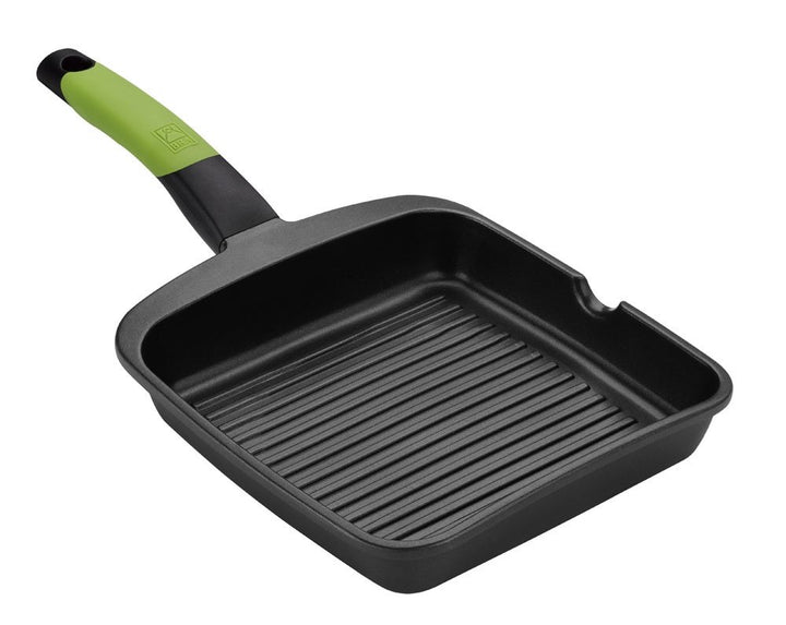 BRA Prior | Grill Asador Aluminiumguss Prior 28 cm Induktion 28 cm Mit Streifen Grillrost, 28 cm Mit