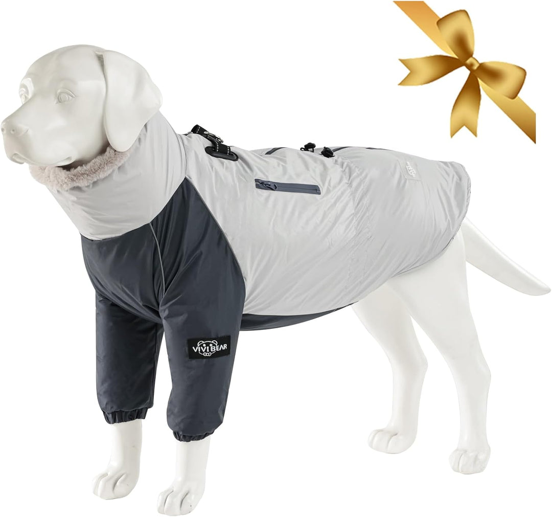Hundejacke Hundewintermantel Winddichte Hundebekleidung Für Mittlere Grosse Hundeschneeanzug Mit Ges