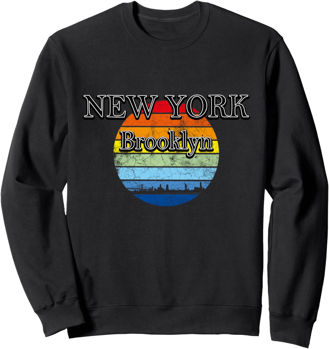 New York City BROOKLYN USA UNITED STATES NYC Urlaub Reise Sweatshirt