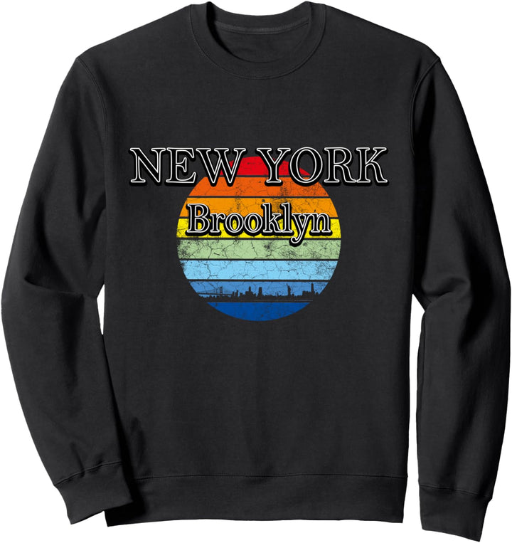 New York City BROOKLYN USA UNITED STATES NYC Urlaub Reise Sweatshirt