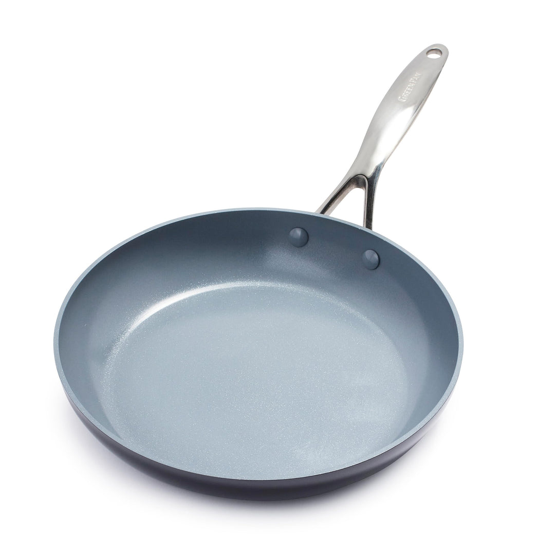 GreenPan Valencia Pro Harteloxierte Gesunde Keramik Antihaft 30 cm Bratpfanne, PFAS-frei, Edelstahl-