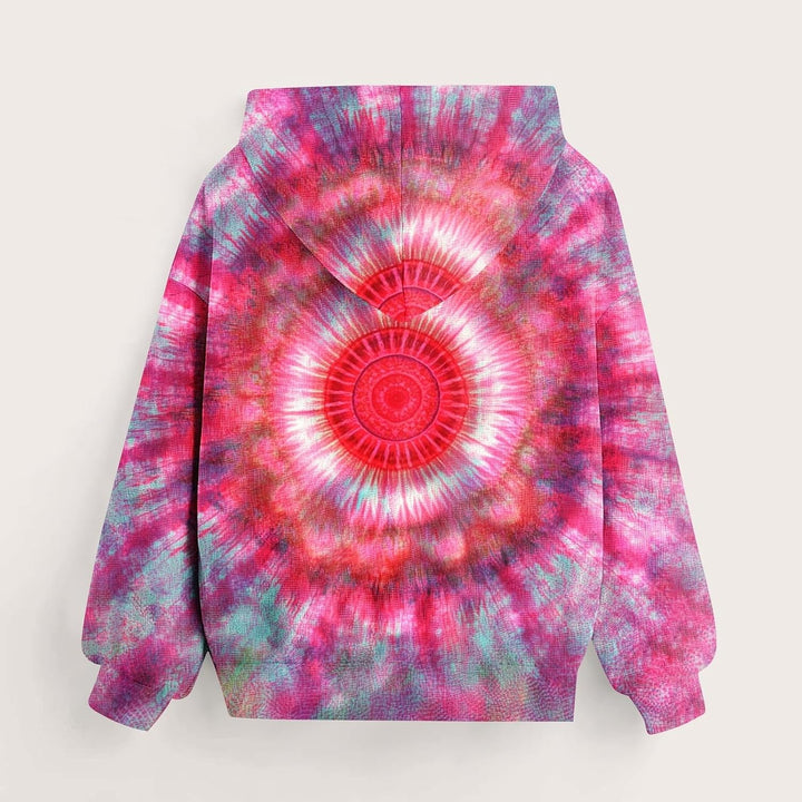 Mädchen Batik Hoodie Bedrucken Pullover Kawaii Kapuzenpullover Kinder Sweatshirt Oberteil Mode Stree