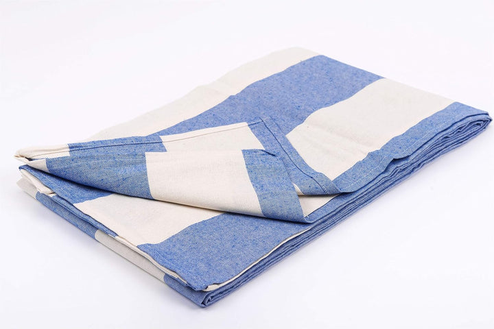 HomeLife Sofabezug Beige Blau & Couch Überzug | weicher Sessel & Sofa Überzug & Sofaüberwurf Decke g