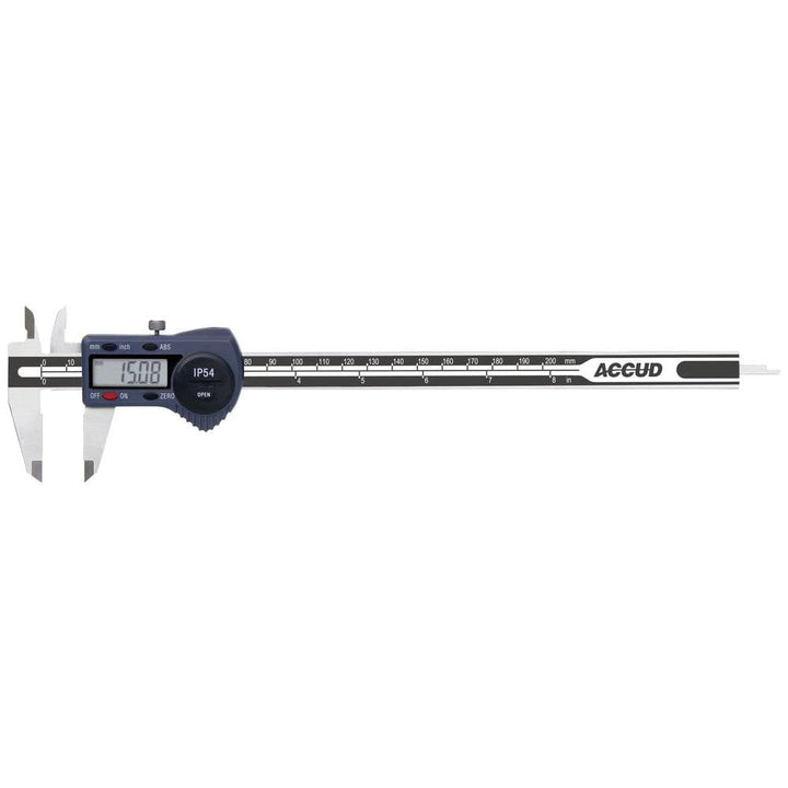 Accud 1601072 Digitaler Messschieber 200 mm IP54