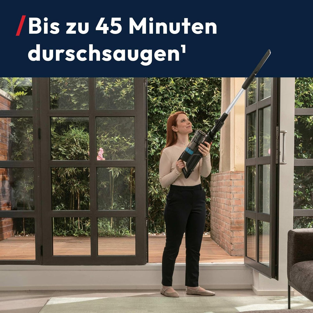 Hoover Akku-Staubsauger kabellos HF1 Plus mit flexiblem Rohr, Turbo-Modus, Universalbodendüse mit An
