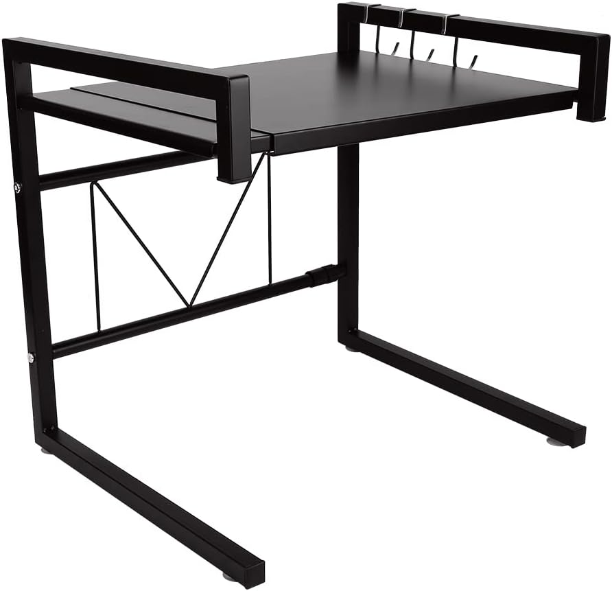 Ausziehbare Mikrowellenhalterung mit schwerer Belastung, Halterung für Mikrowelle, höhenverstellbar,