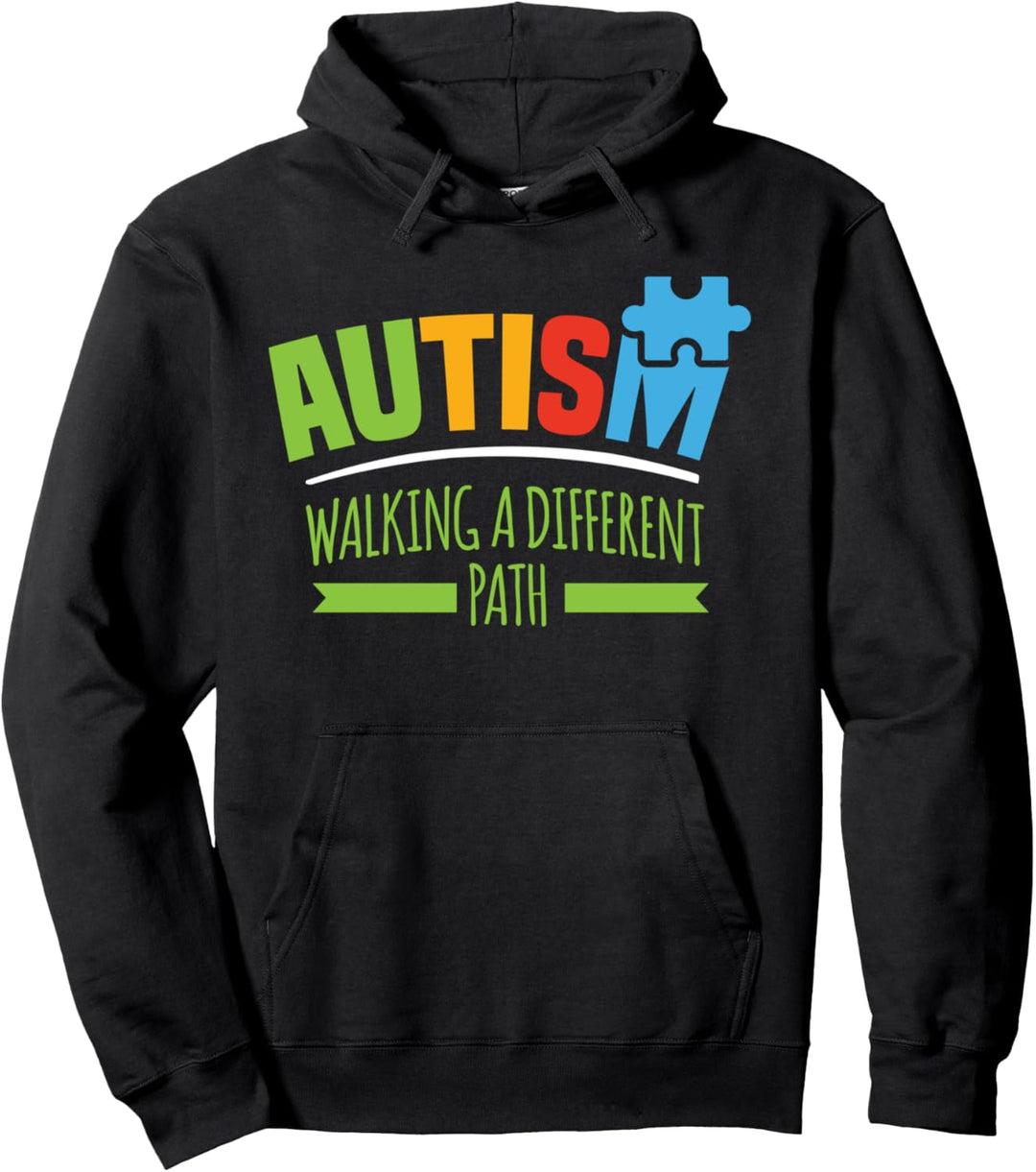 Autismus Different Path For Autism Awareness Pullover Hoodie