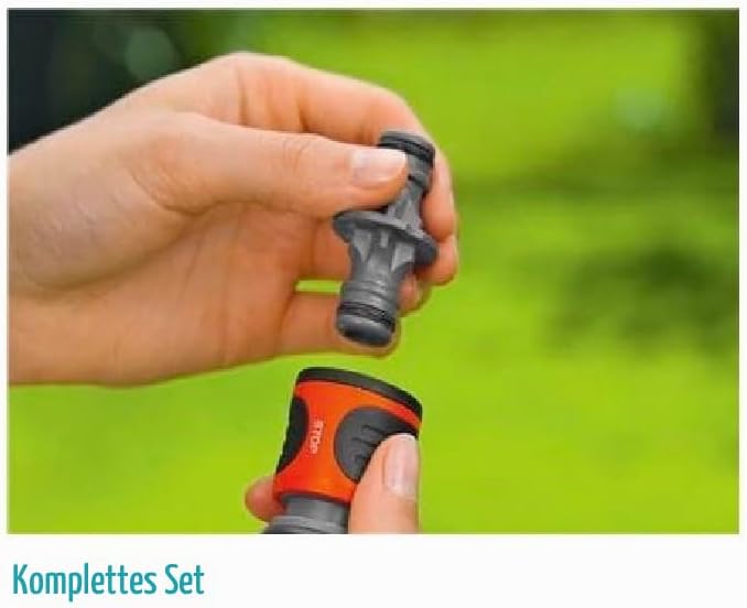 Gardena Abzweig-Satz für 13 mm (1/2 Zoll)- und 15 mm (5/8 Zoll)-Wasserschläuche: Wasserdichter Abzwe