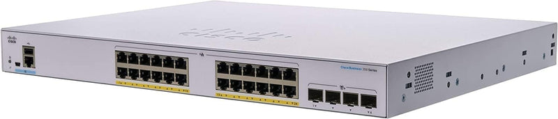 Cisco Business CBS350-24FP-4X Managed Switch | 24 GE-Ports | Full PoE | 4 x 10G-SFP+ | Begrenzter Le
