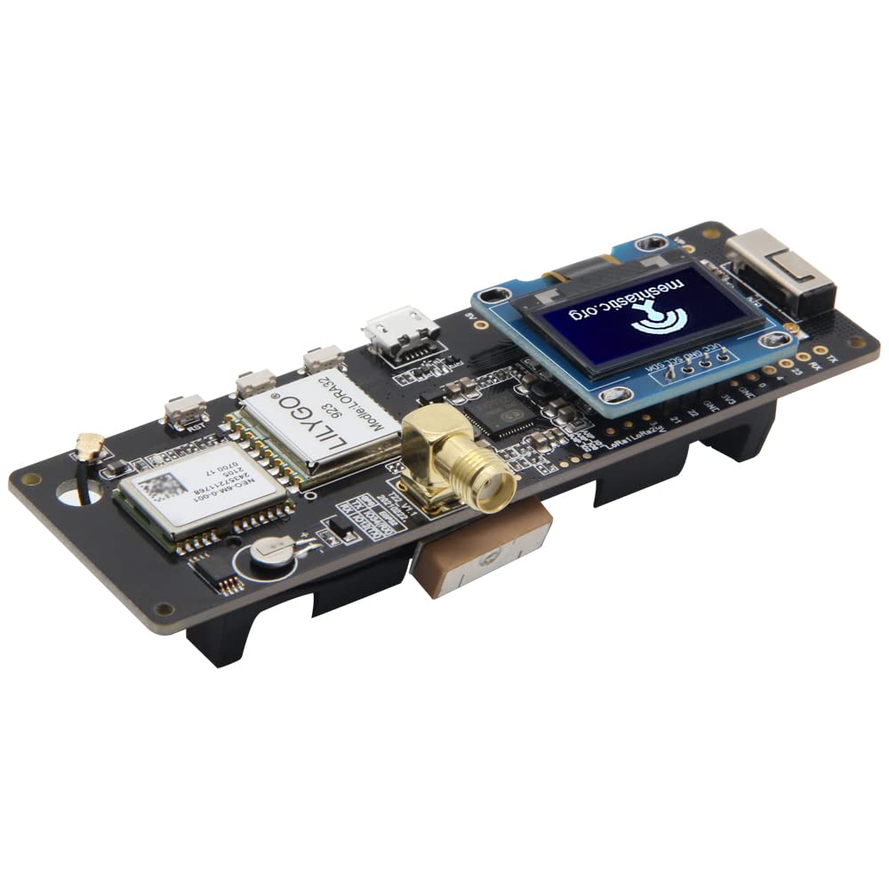 LILYGO T-Beam Meshtastic LORA32 433MHz ESP32 Entwicklungsboard WiFi BLE CH9102F Chip TTGO OLED Modul