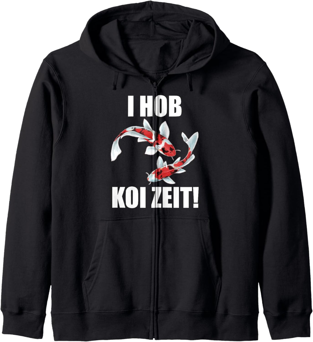 I hob Koi Zeit Karpfen Fisch Japan Teich Koi Züchter Kapuzenjacke