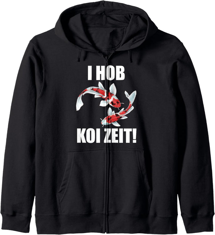 I hob Koi Zeit Karpfen Fisch Japan Teich Koi Züchter Kapuzenjacke