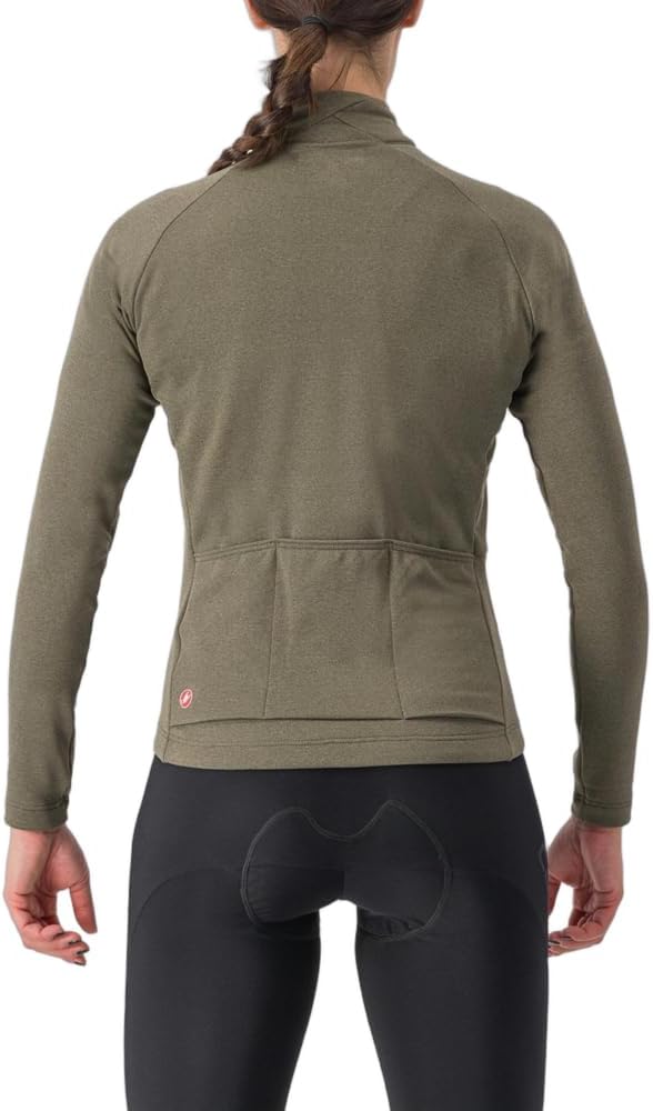 CASTELLI Damen Unltd Trail W JRS Sweatshirt S Tarmac/Light Black, S Tarmac/Light Black