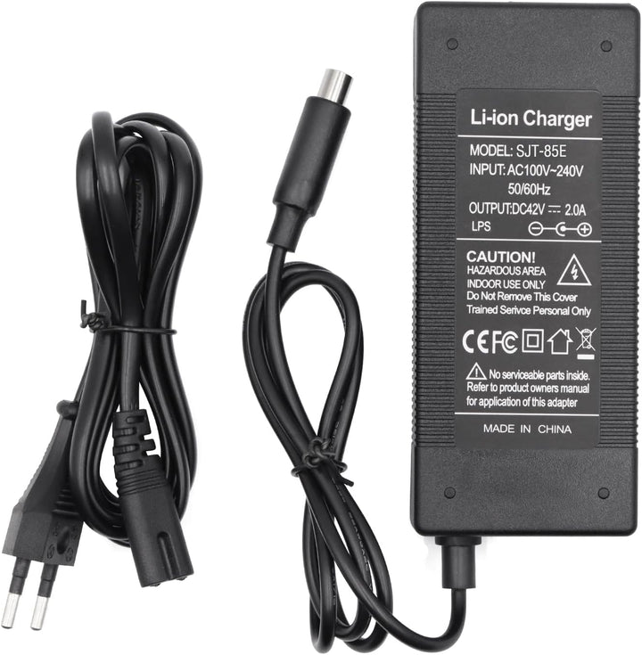 Yungeln Ladegeräte für 36V E-Scooter, 42V 2A AC Netzteil Scooter Adapter Ladegerät für Xiaomi 1S M36