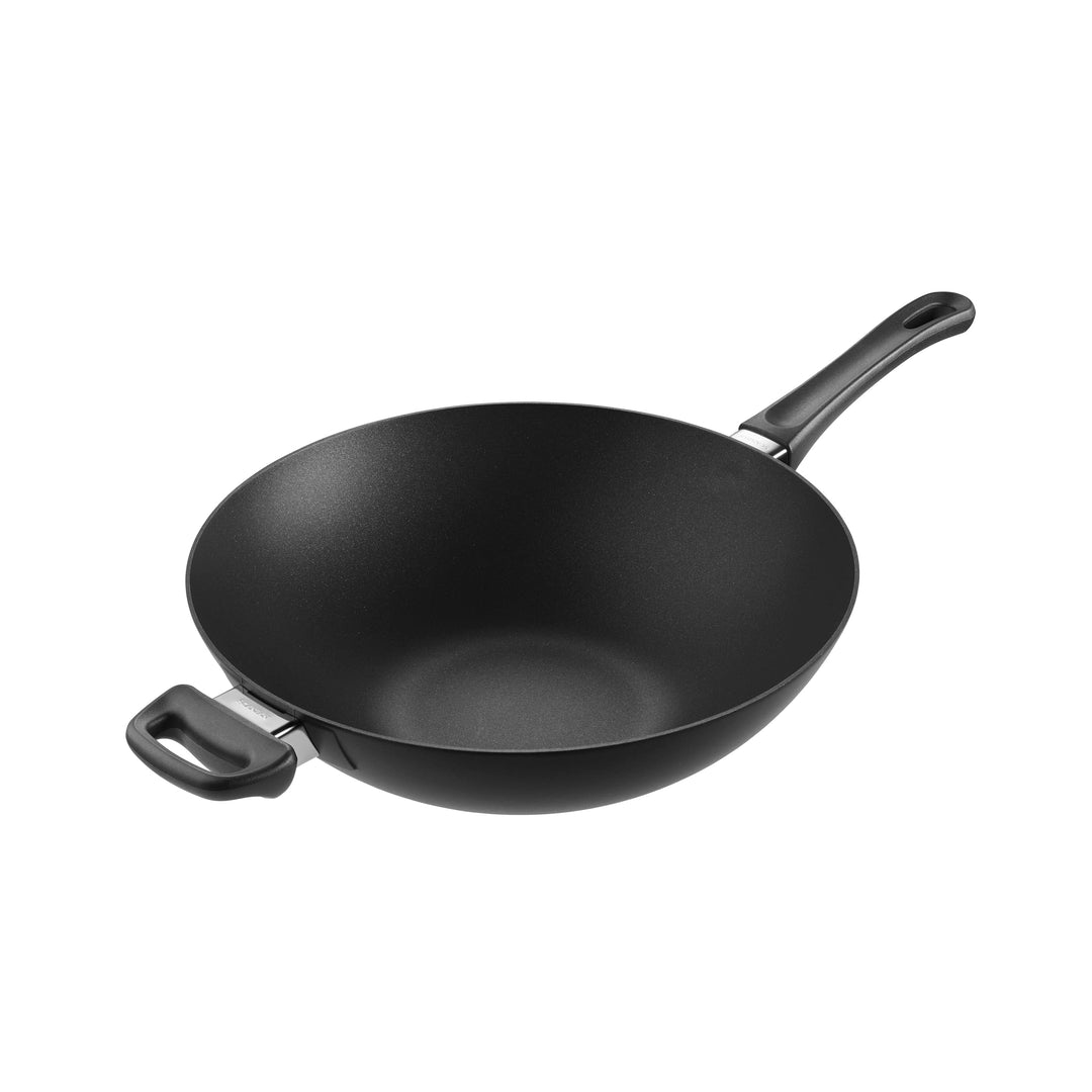 Scanpan 32301200 Wok mit Rost und Stäbchen - Classic, 32 cm 32 cm, 32 cm