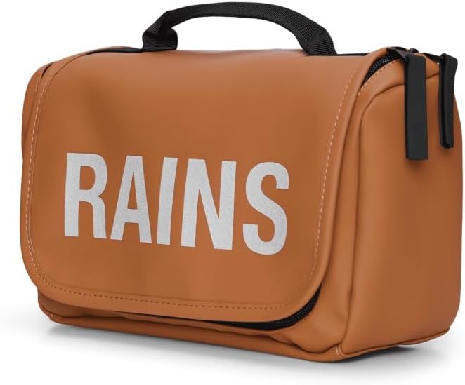 RAINS Beauty Texel Wash Bag, Rost, zeitgemäss, Rost