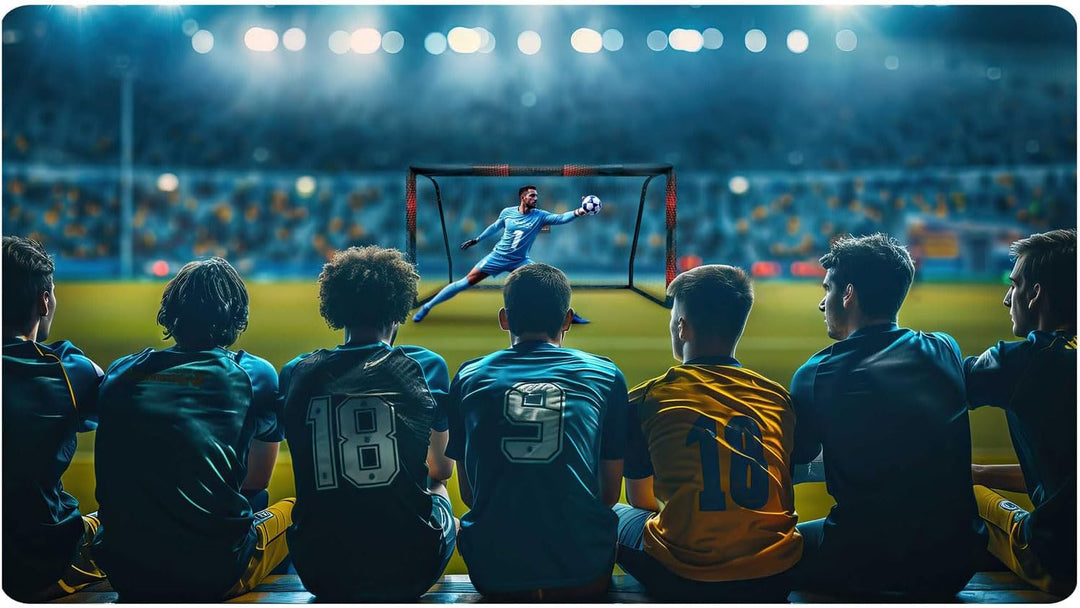 Neo-Sport Fussballtor Fussball Tor für Kinder und Erwachsene Mit Schutzhülle 300 x 200 x 120 cm Schw