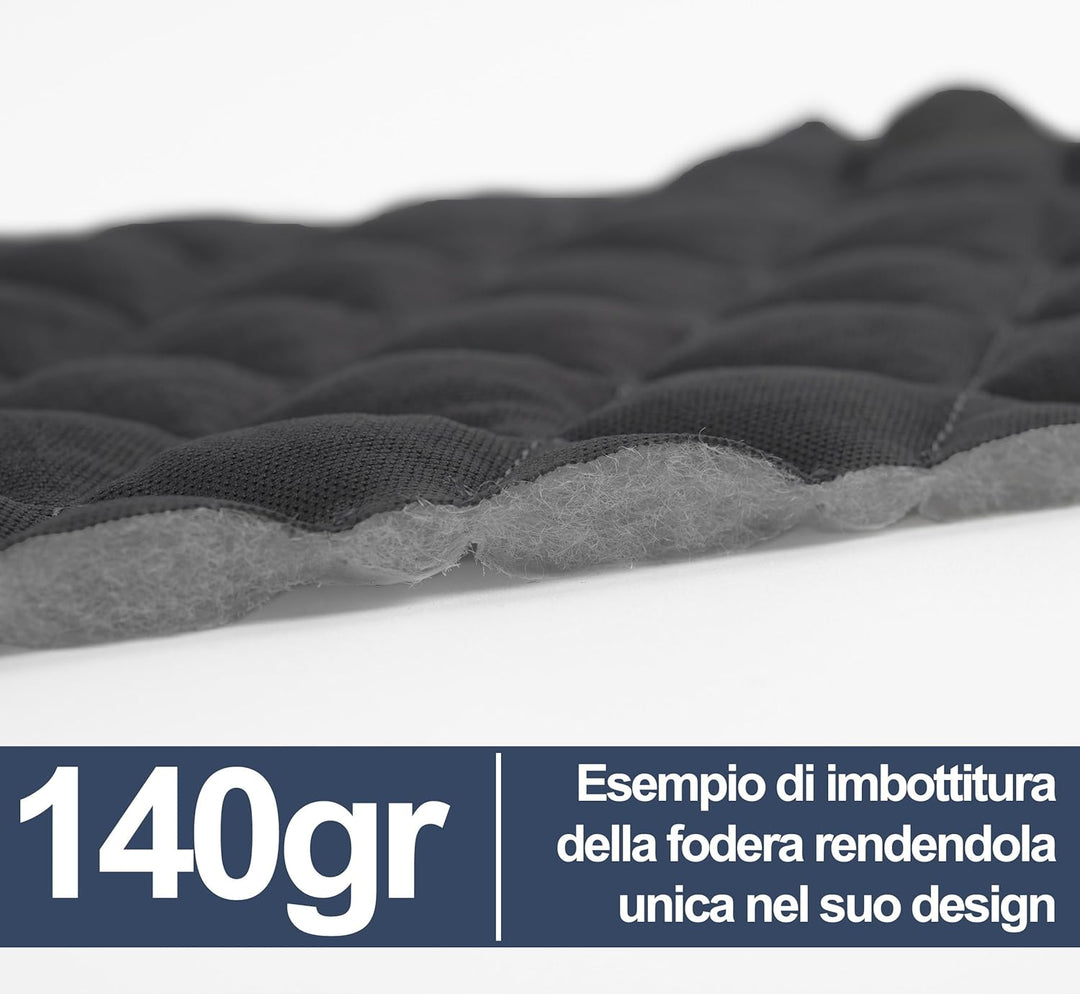 Auto Accessori Lupex A21 Universal Auto Sitzbezug Schonbezüge Vorne Hinten (Komplettset, Schwarz) Se