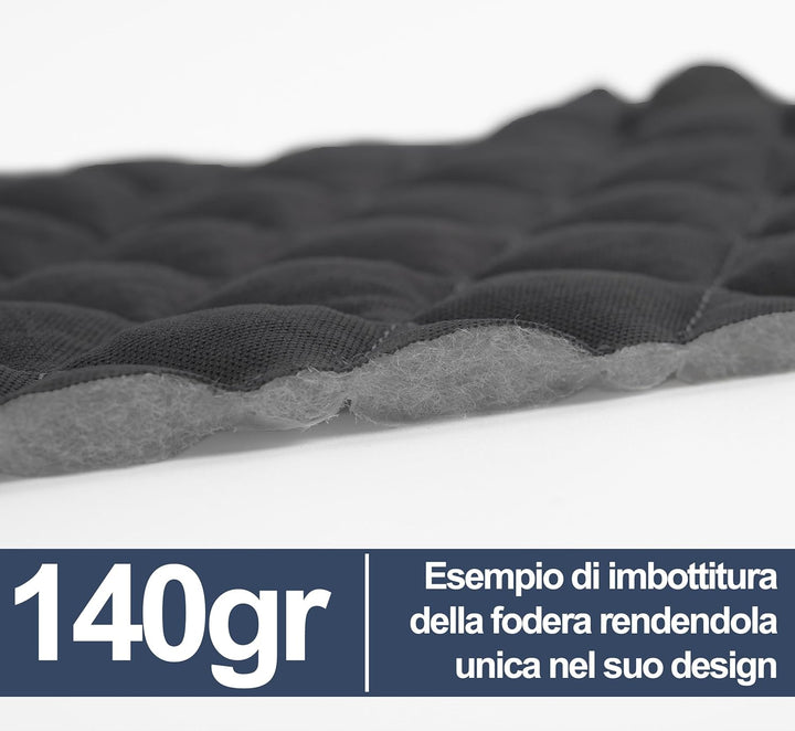 Auto Accessori Lupex A21 Universal Auto Sitzbezug Schonbezüge Vorne Hinten (Komplettset, Schwarz) Se
