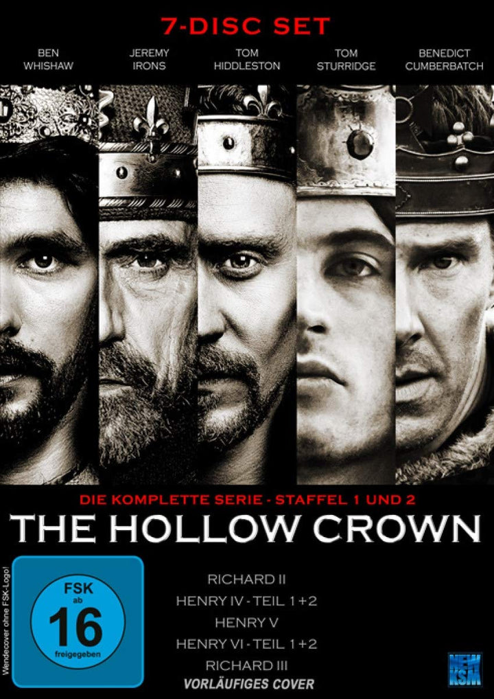The Hollow Crown - Gesamtedition Staffel 1+2 [7 DVDs], DVD