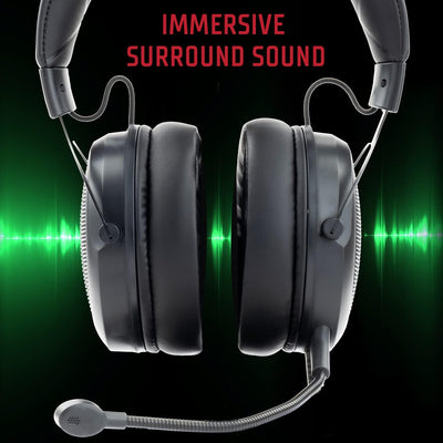 Itek Gaming-Headset H500W2 - Gaming Headset mit abnehmbarem Mikrofon - 2.4G Wireless Gaming Headset