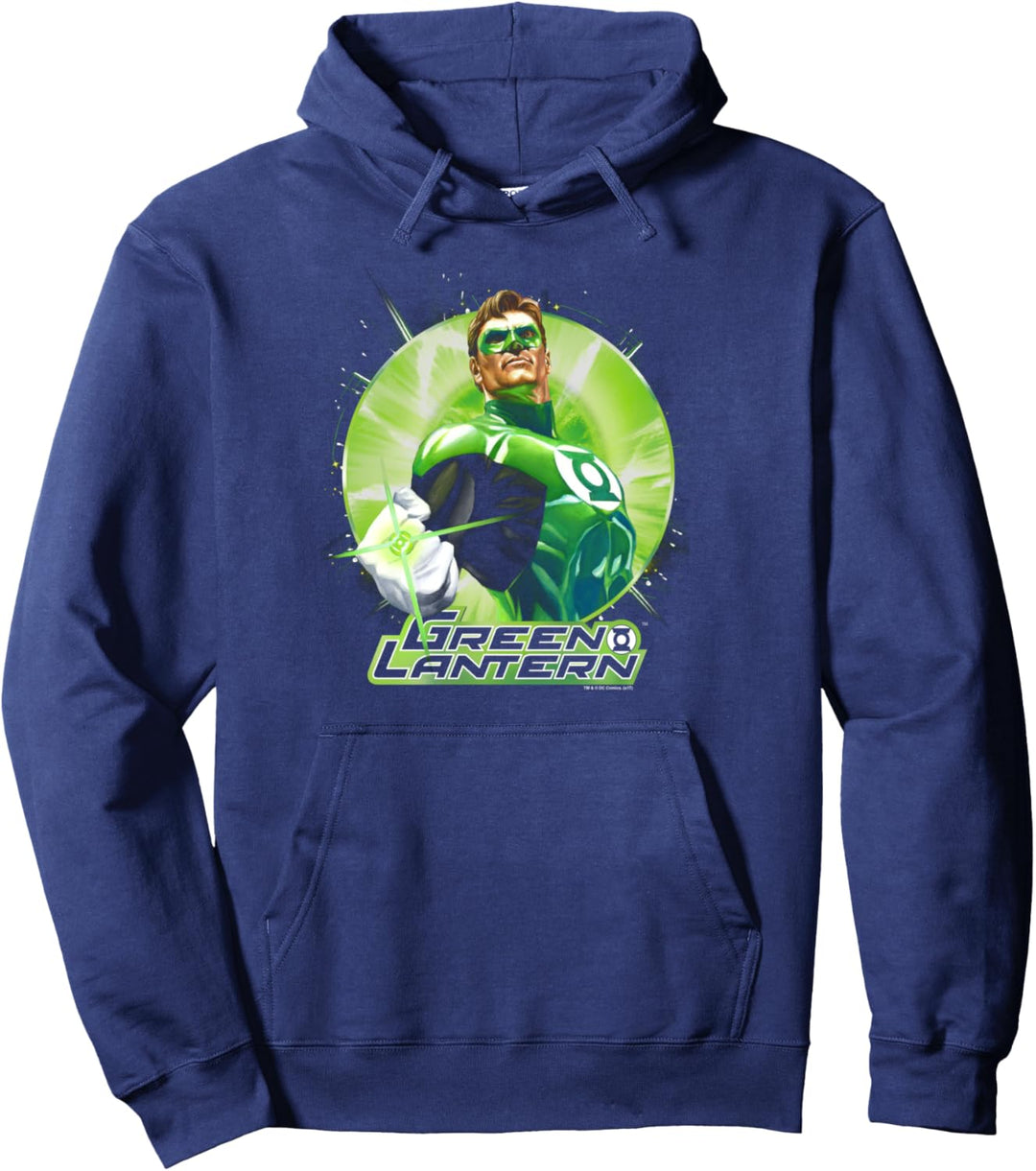 Green Lantern Green Static Pullover Hoodie