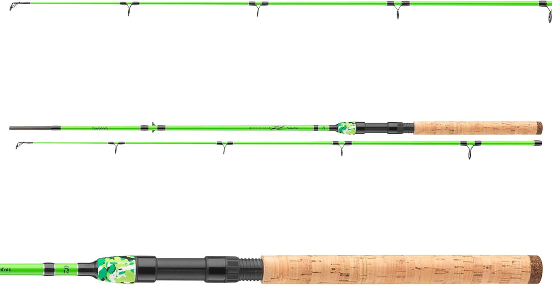 DAIWA Ninja X Kids, Spinn-Angelrute 1.80m / 20-60g / Grün, 1.80m / 20-60g / Grün