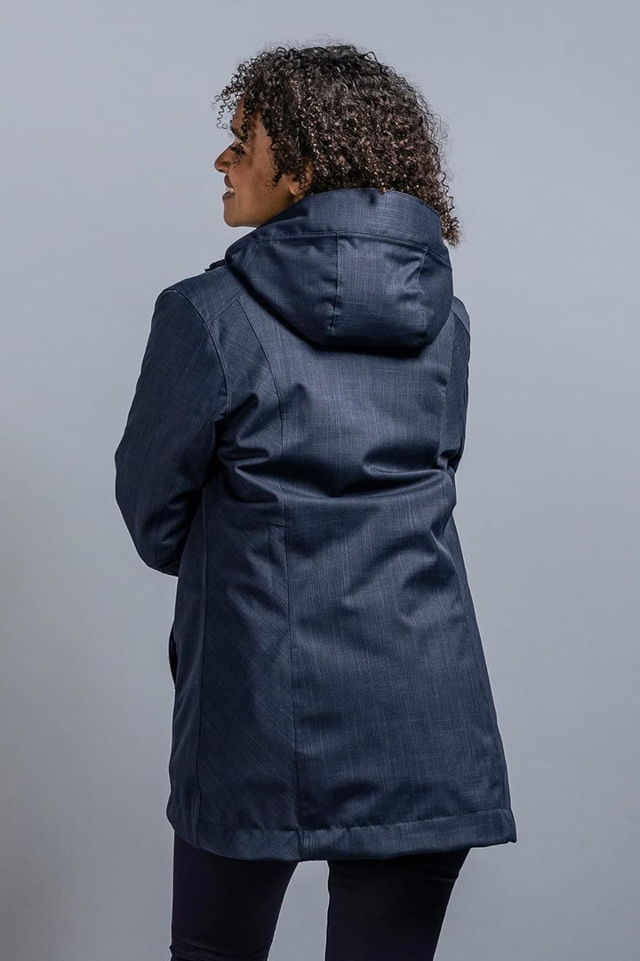 Tatonka Naika Womens 3in1 Coat 36 grey blue, 36 grey blue