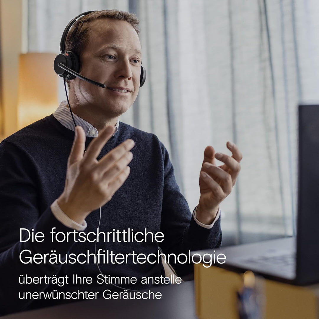 EPOS Impact 460 - Doppelseitiges On-Ear USB-C & USB-A kabelgebundenes Headset mit Noise-Cancelling-M