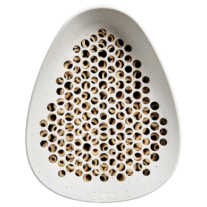 Elho Essential Bee Hotel 18cm - Insektenhotel für Bienen - 100% recyceltes Plastik - L18 x B21.1 x H