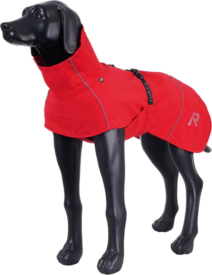Rukka Pets HAYTON ECO Regenmantel für Hunde Klassisch Rot 45 45 Klassisch Rot, 45 Klassisch Rot