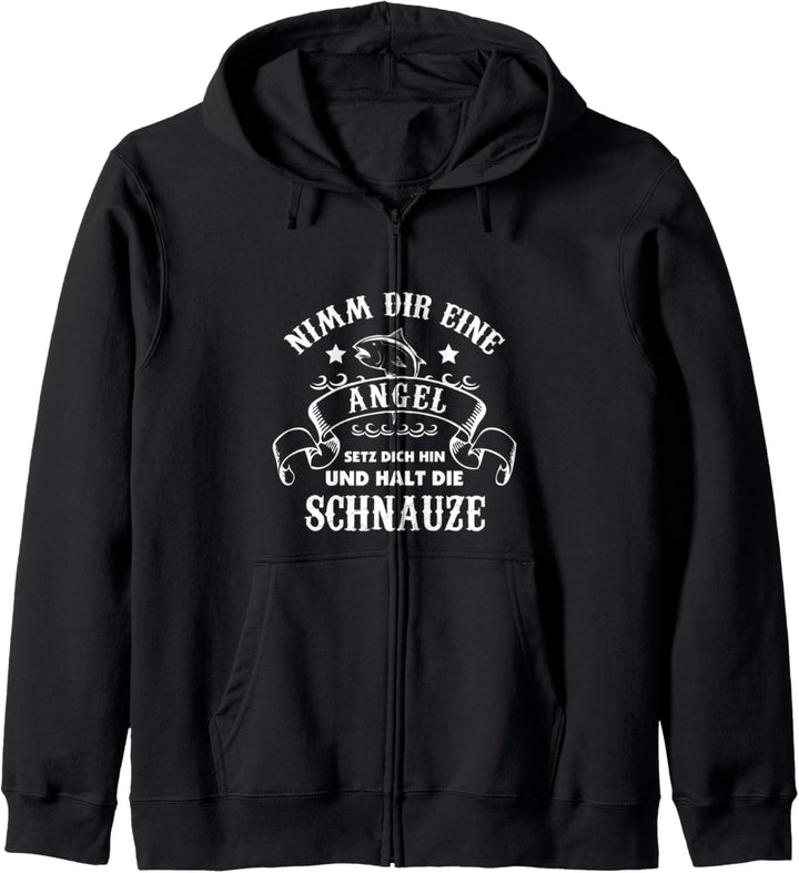 Geschenke für Angler Fischer Angeln Kapuzenjacke