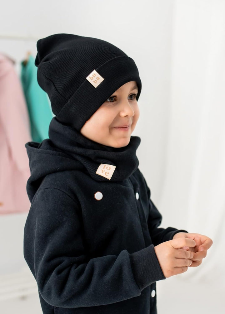 Bubalove Mützen und Schalset für Jungen, Mädchen, baby, Grössen 0mc bis 12 Jahre+ viele Farben, Früh