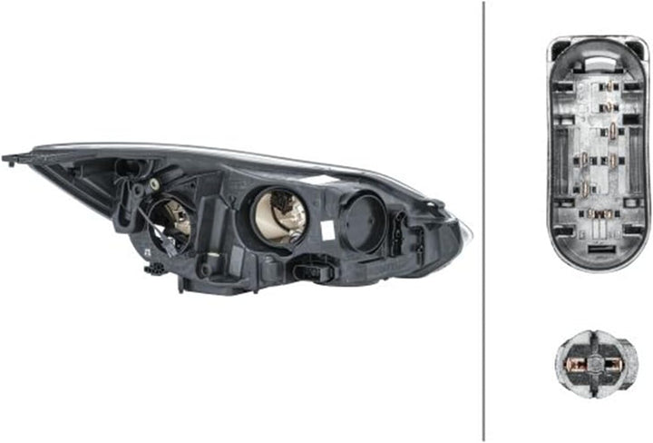 HELLA 1LA 354 994-071 Halogen-Hauptscheinwerfer - links - für u.a. Ford Focus Iii Links (Fahrerseite