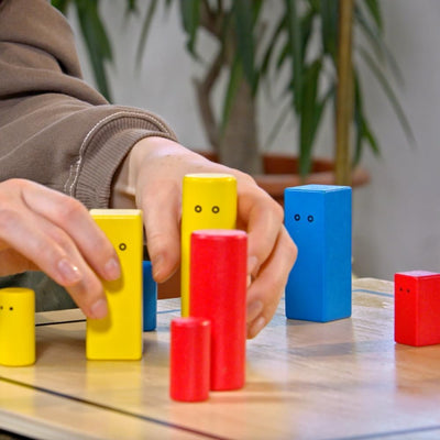 ideen.kollektiv - Bunte Pro Systembrett Figuren - Premium Figuren für die systemische Aufstellung, C