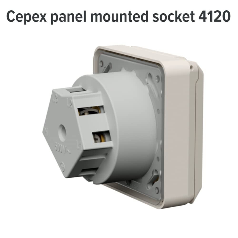 CEE-ANBAUDOSE IP44 32A5P MENNEKES 4120