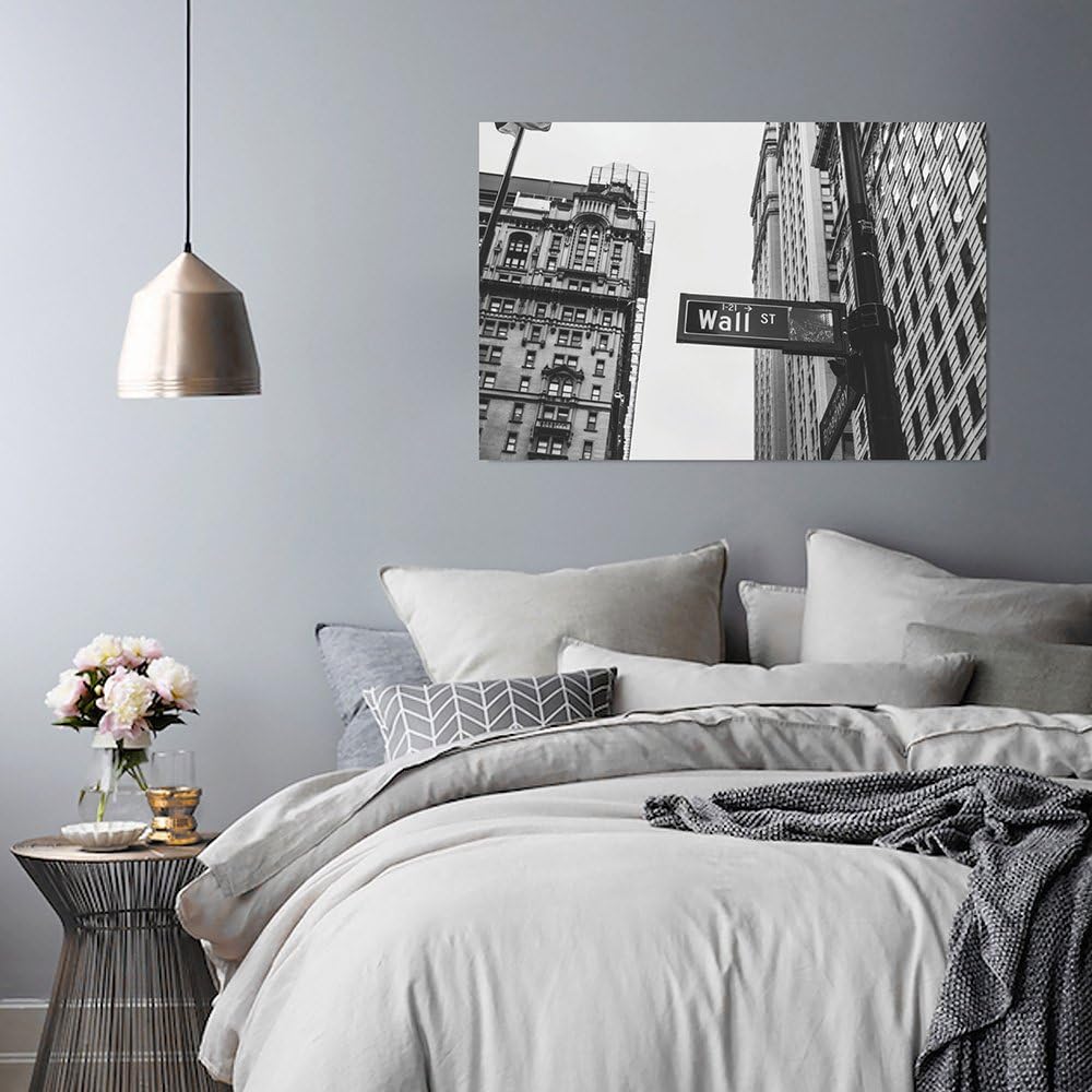 Feeby Frames, Leinwandbild, Bilder, Wand Bild, Wandbilder, Kunstdruck 50x70cm, ARCHITEKTUR, STRASSE,