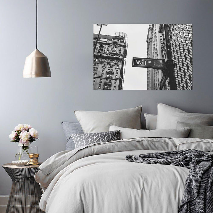 Feeby Frames, Leinwandbild, Bilder, Wand Bild, Wandbilder, Kunstdruck 50x70cm, ARCHITEKTUR, STRASSE,