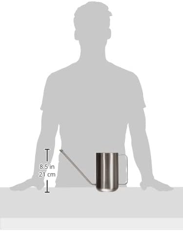 Blomus Giesskanne, Planto, 1,5 L, silber / matt 20.2 x 11.4 x 32.2 cm Single, 20.2 x 11.4 x 32.2 cm