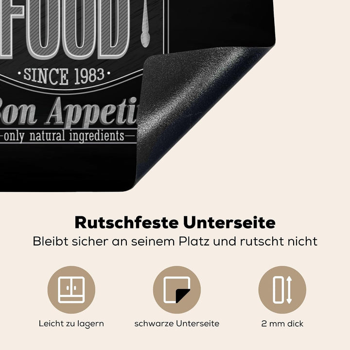 KitchenYeah© Herdabdeckplatte Einteilig Küche Ceranfeld Abdeckplatte | 91.2x52 cm - Cerankochfeld Ab
