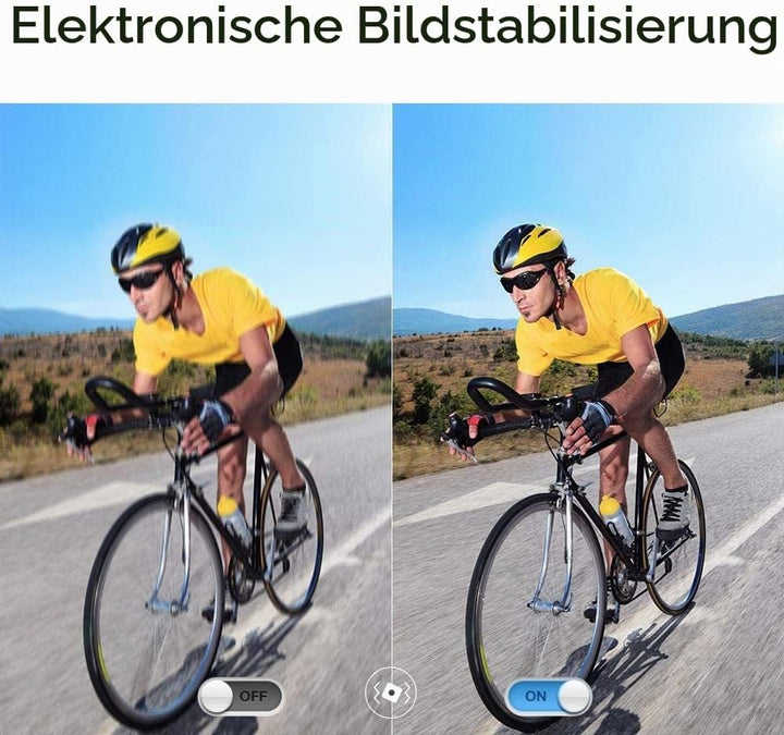 AKASO Action Cam 4K 30FPS Action Kamera 20MP WiFi mit Touchscreen EIS 40M unterwasserkamera mit Spra