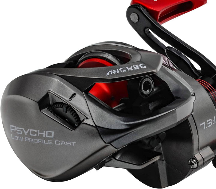 Senshu Psycho Low Profile Cast 150m/ 0,285mm - 7,3:1 | Baitcastrolle | Baitcaster
