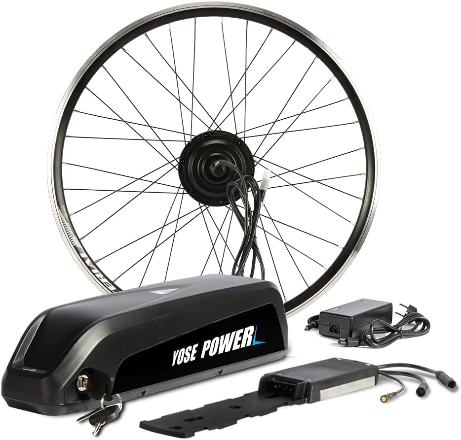 SHIMOST 28 Zoll 700C E-Bike Umbausatz Conversion Kit 36V250W Frontmotor mit 36V15,6Ah Li-ion Batteri